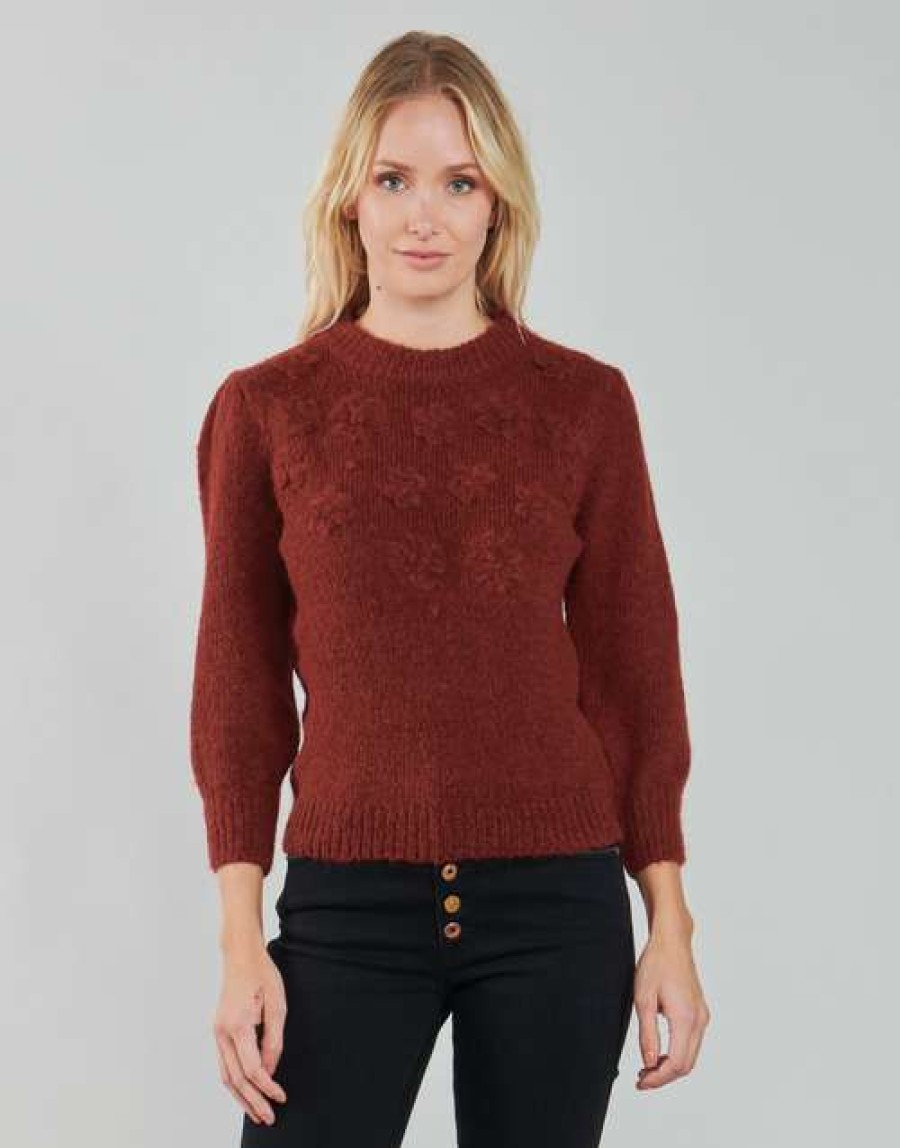 Jumpers & Cardigans * | Betty London Best-Selling Poxone Red