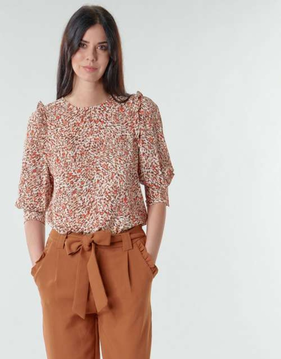 Blouses * | Betty London Cheap Niuton Beige