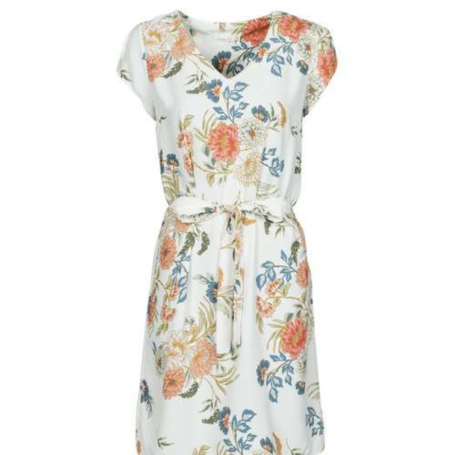 Dresses * | Betty London Cut Price Owaka White / Multicolour