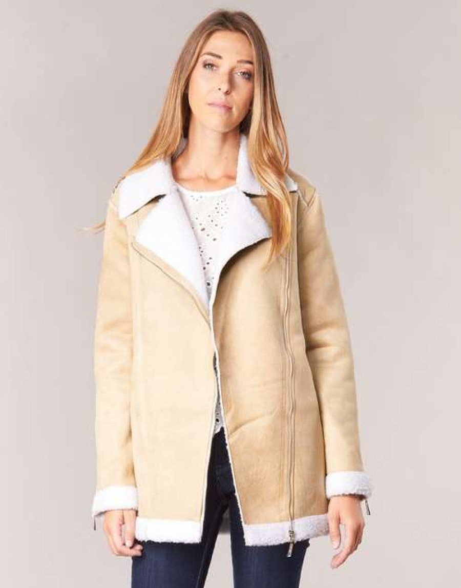 Coats * | Betty London Gift Selection Harmi Beige