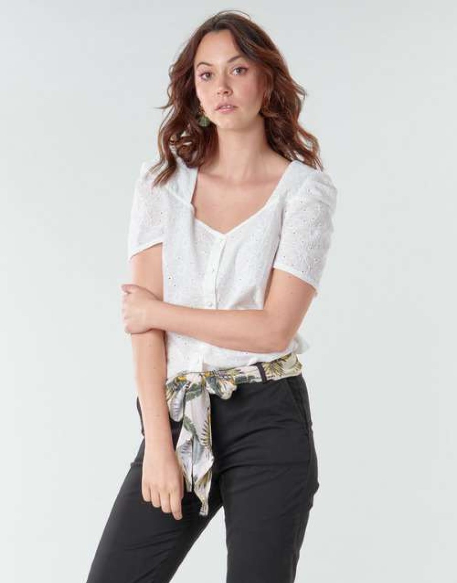 Blouses * | Betty London Outlet Oopso White