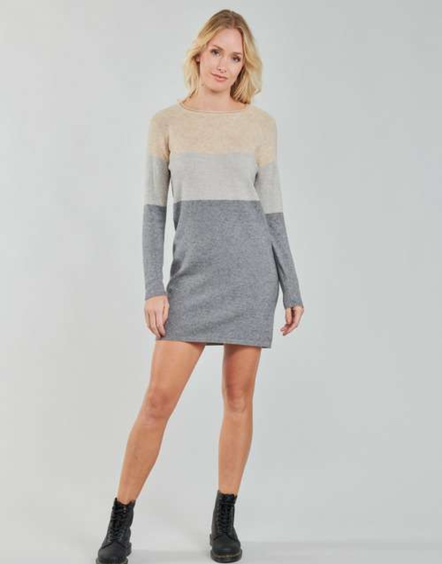 Dresses * | Betty London Top Selling Pimpa Pink / Grey