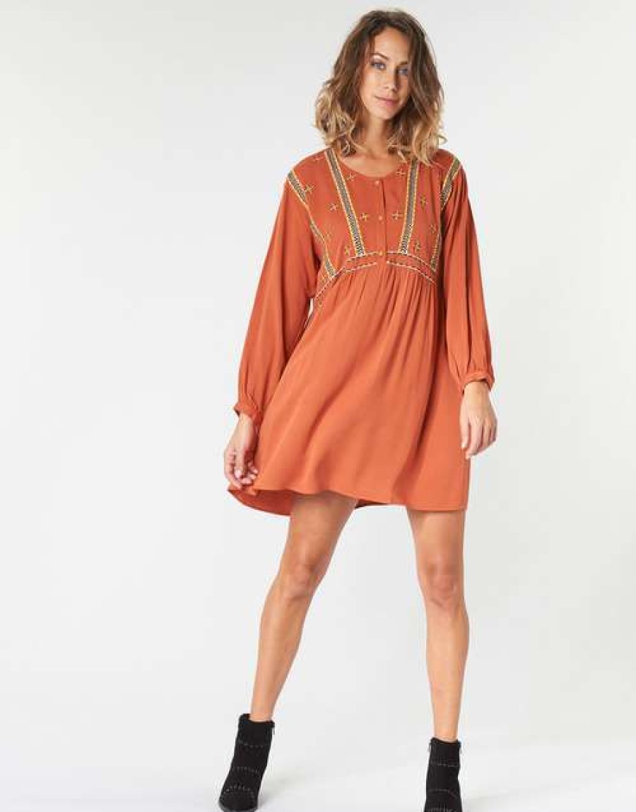 Dresses * | Betty London Exclusive Loulia Orange