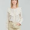 Blouses * | Betty London Cheap Sister Ecru