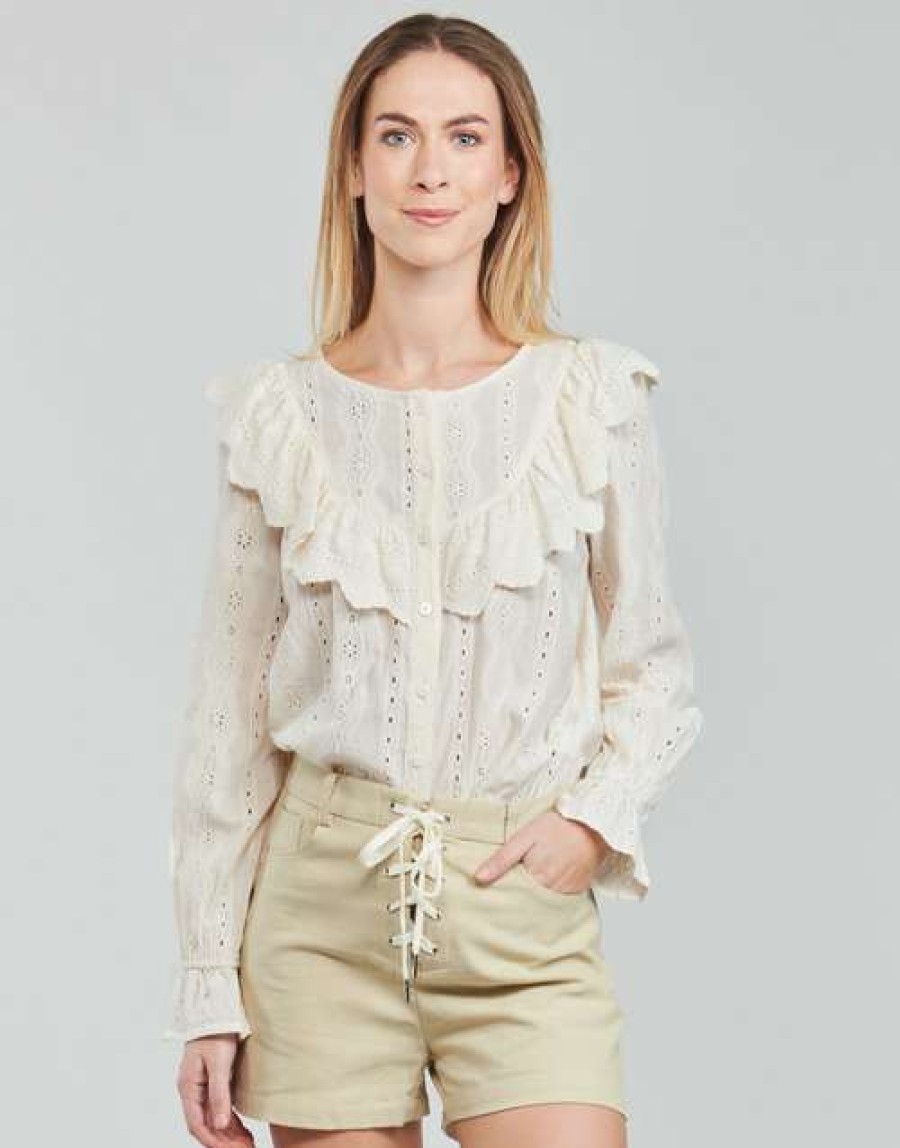 Blouses * | Betty London Cheap Sister Ecru