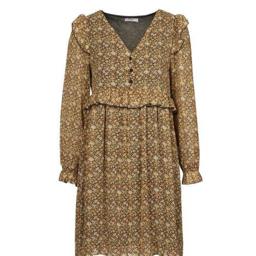 Dresses * | Betty London Gift Selection Pixone Brown