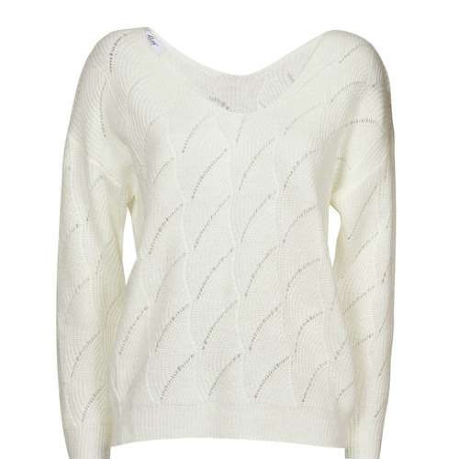 Jumpers & Cardigans * | Betty London Large Choice Poumette White