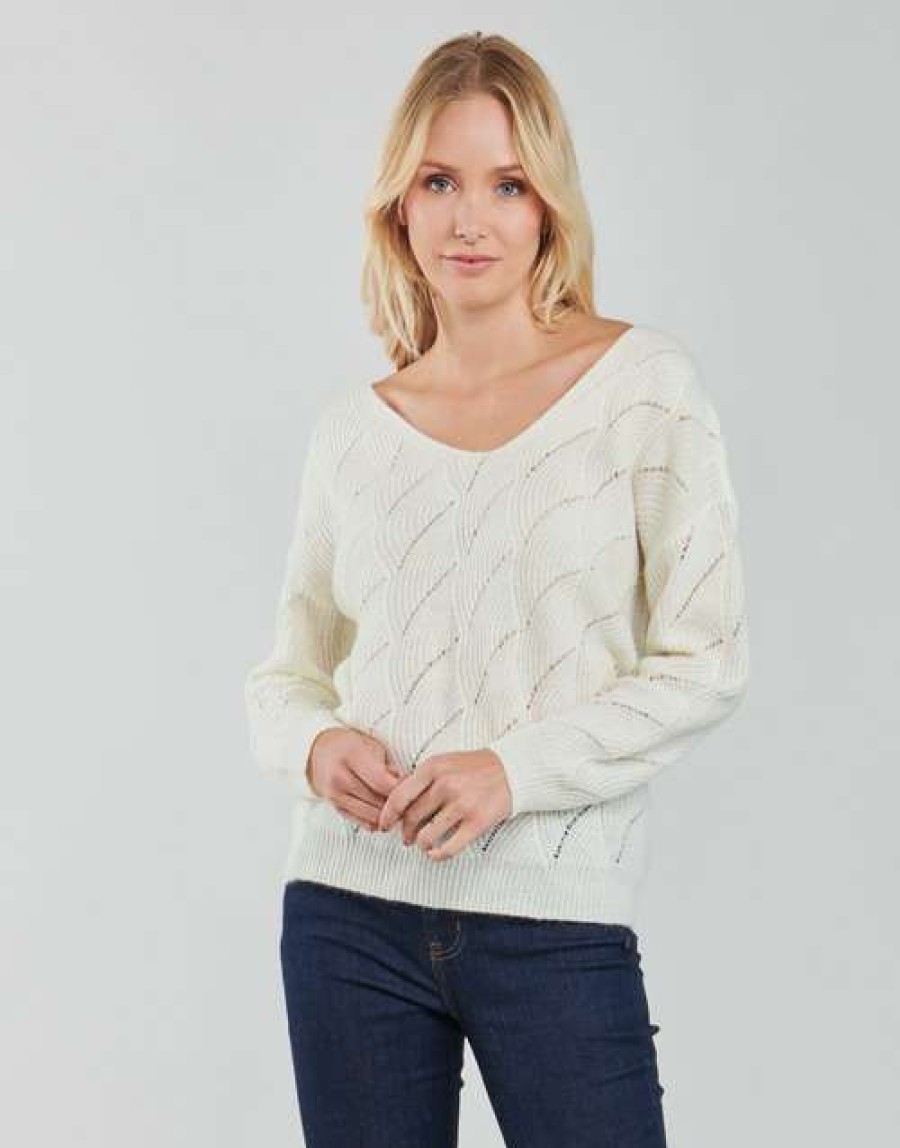 Jumpers & Cardigans * | Betty London Large Choice Poumette White