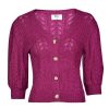 Jumpers & Cardigans * | Betty London Exclusive Manzeline Fuschia