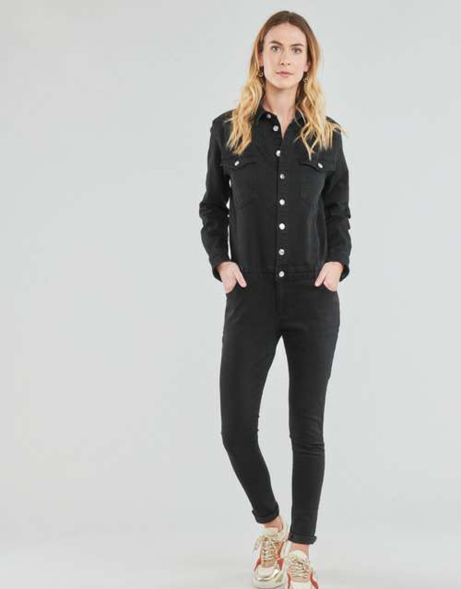 Jumpsuits / Dungarees * | Betty London Wholesale Opants Black