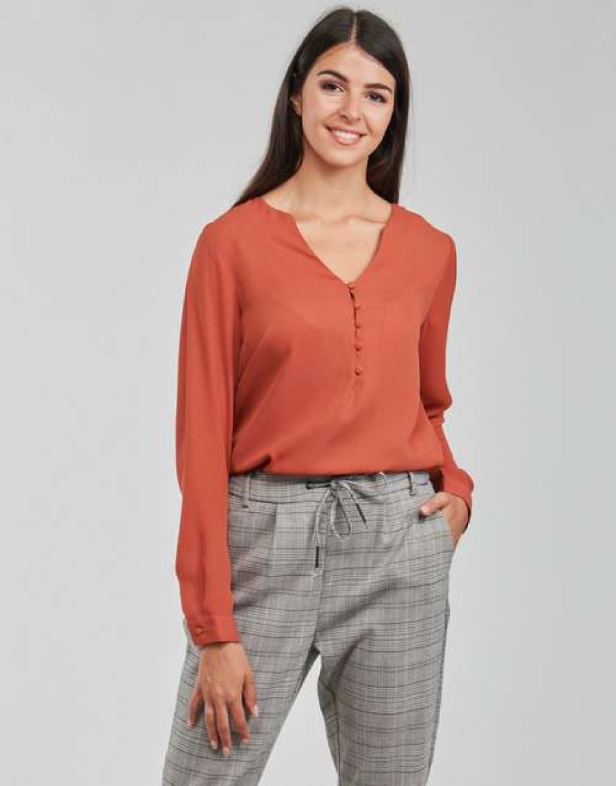 Blouses * | Betty London Classical Pissine Rust