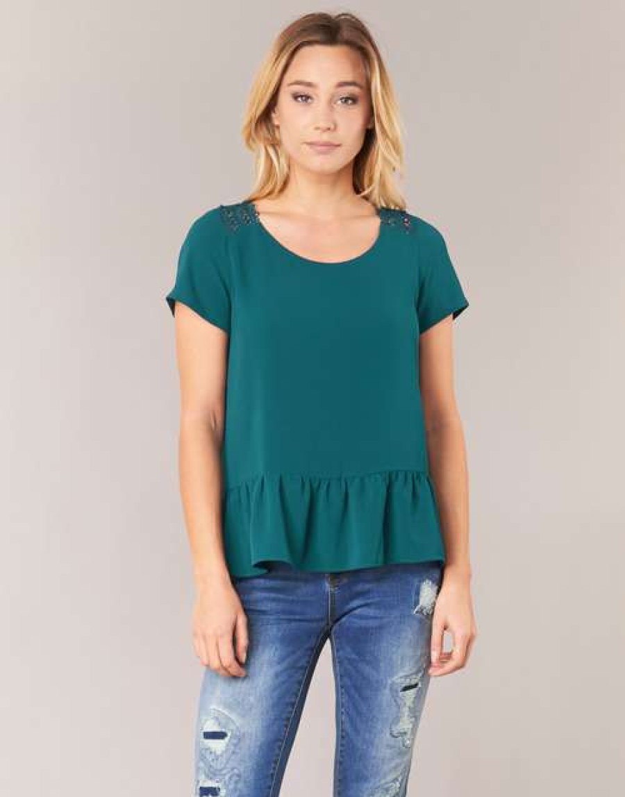 Blouses * | Betty London Lower Prices Inotte Green