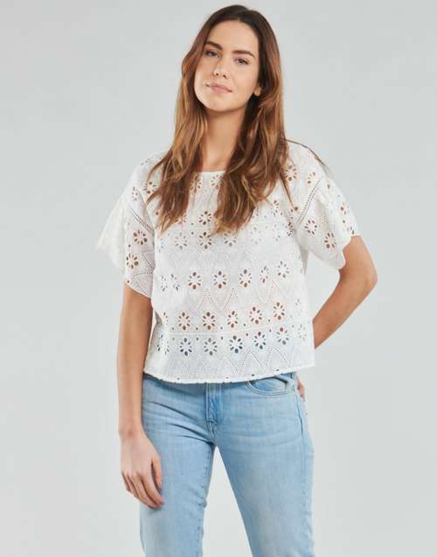 Blouses * | Betty London Cheap Ocherie White