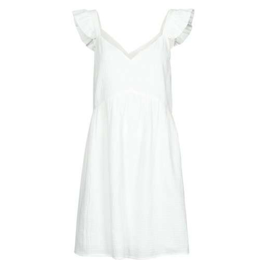 Dresses * | Betty London Best Quality Ecri White