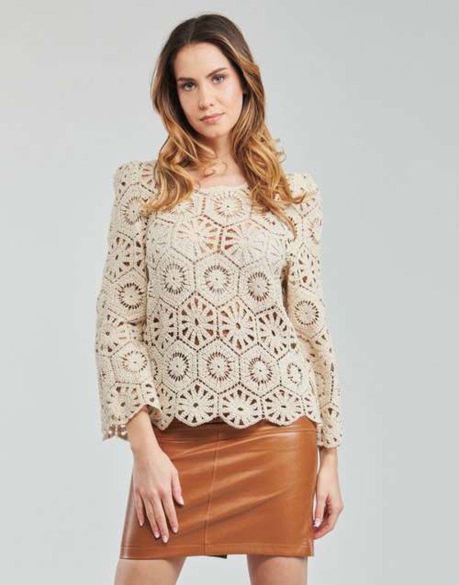 Blouses * | Betty London Outlet Nomy Beige