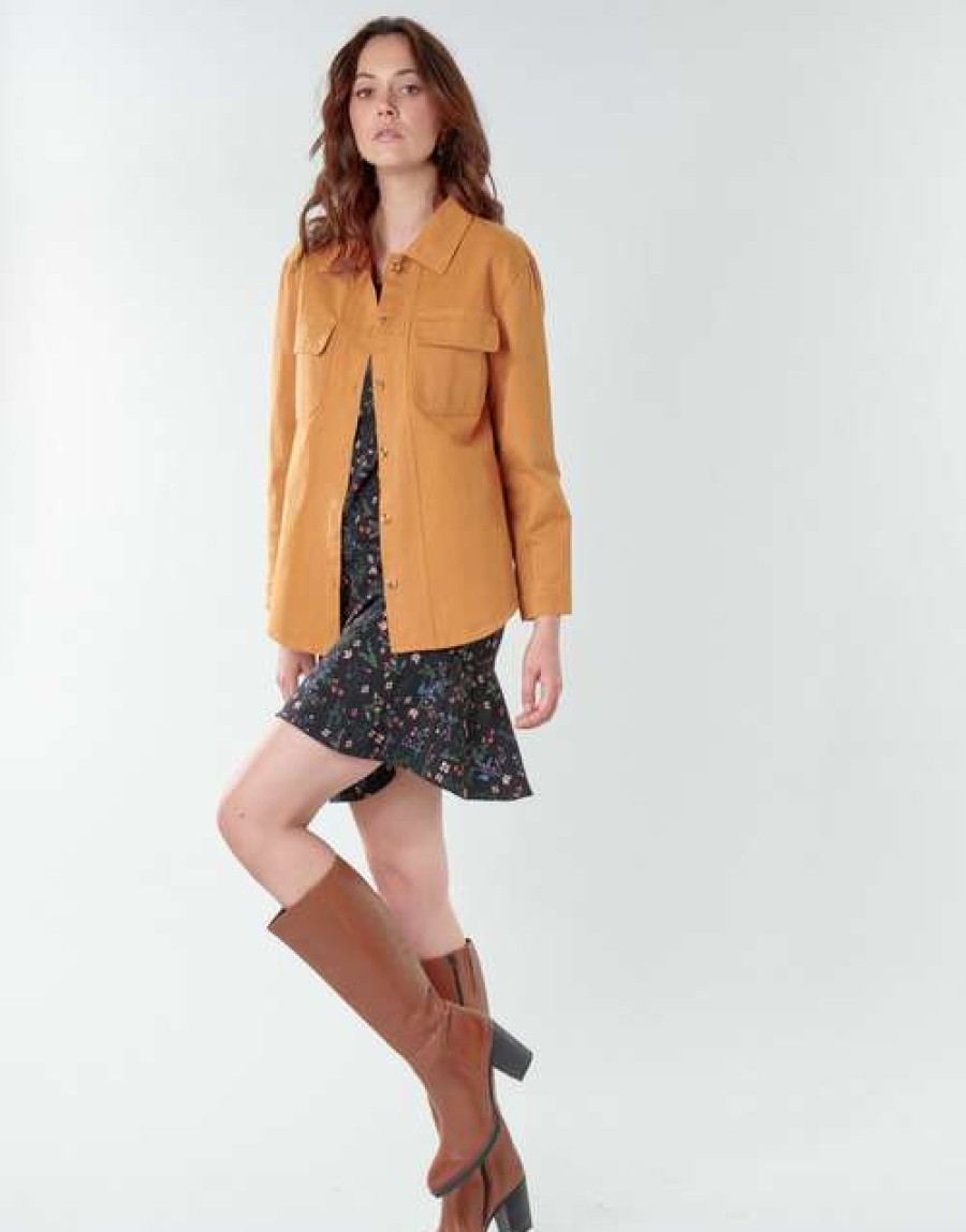 Jackets * | Betty London Fashionable Nisoi Cognac