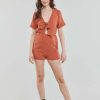 Jumpsuits / Dungarees * | Betty London Fashionable Jella Terracotta