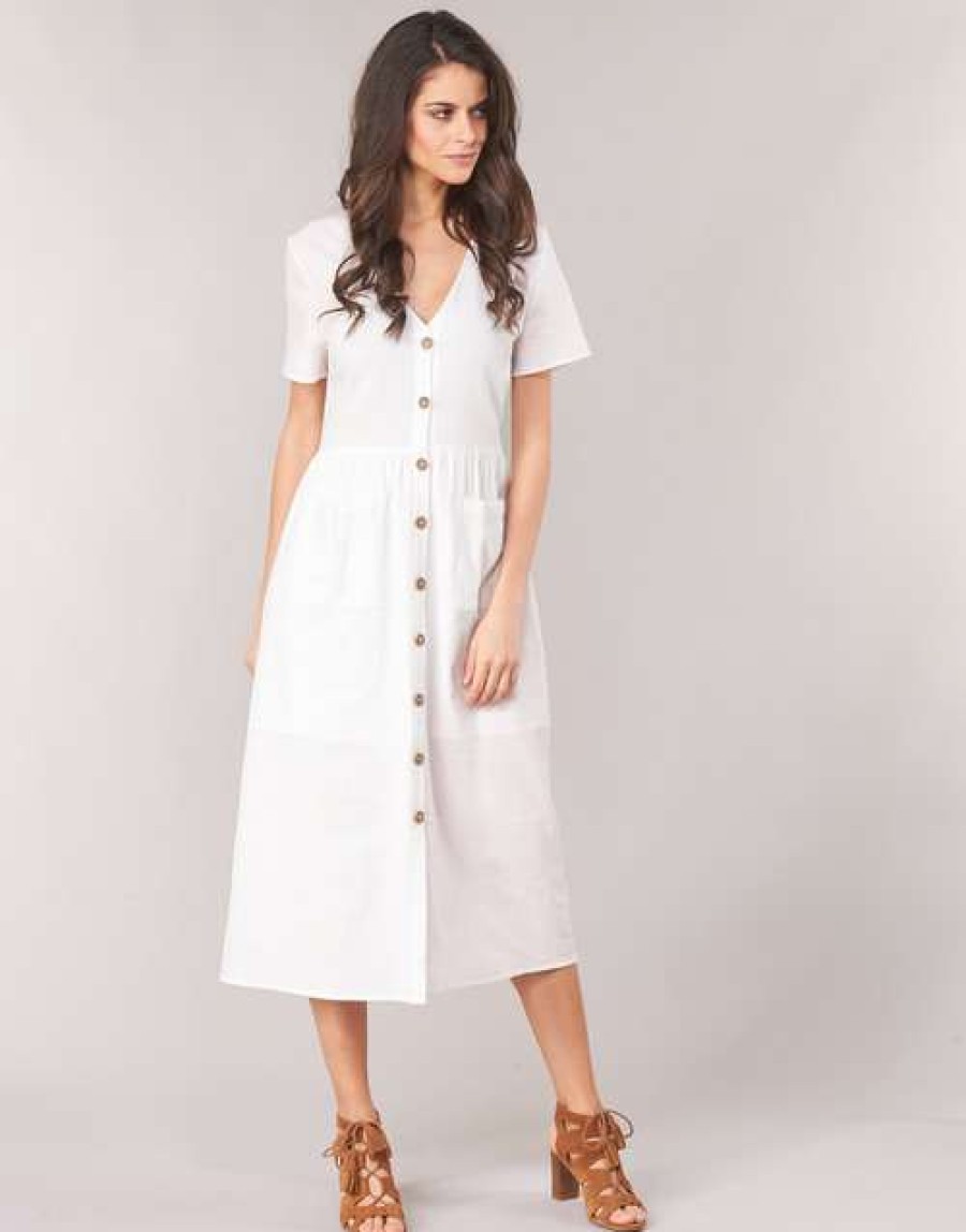 Dresses * | Betty London Best Quality Kigage White