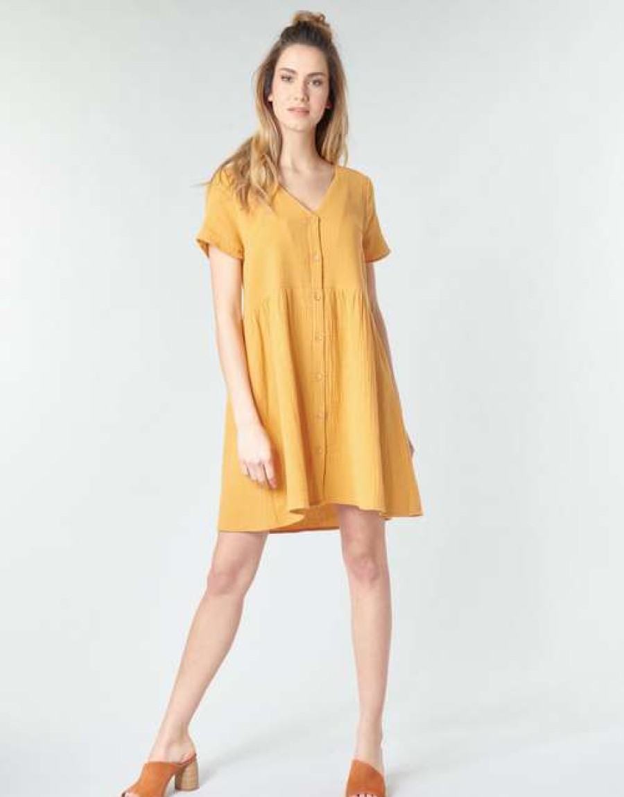 Dresses * | Betty London Discounts Mardi Yellow