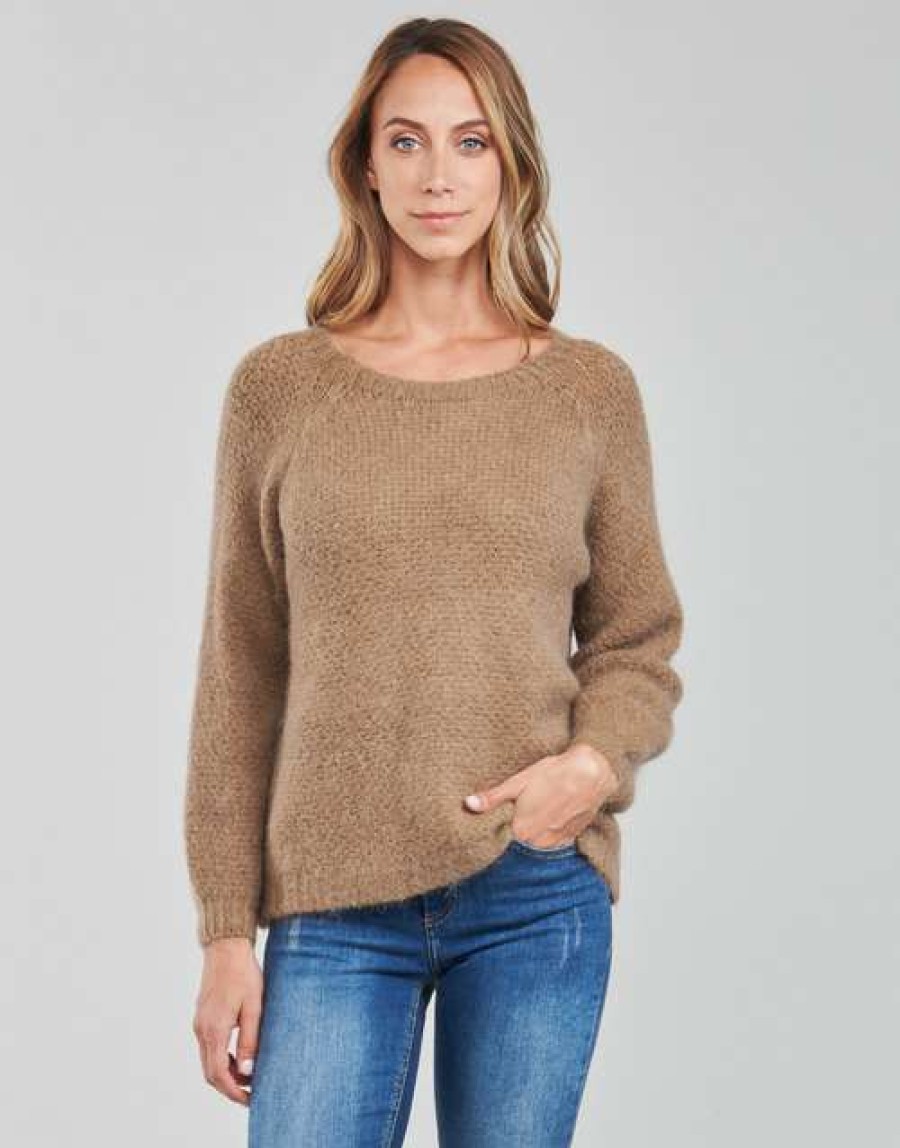 Jumpers & Cardigans * | Betty London Cheap Pretty Brown