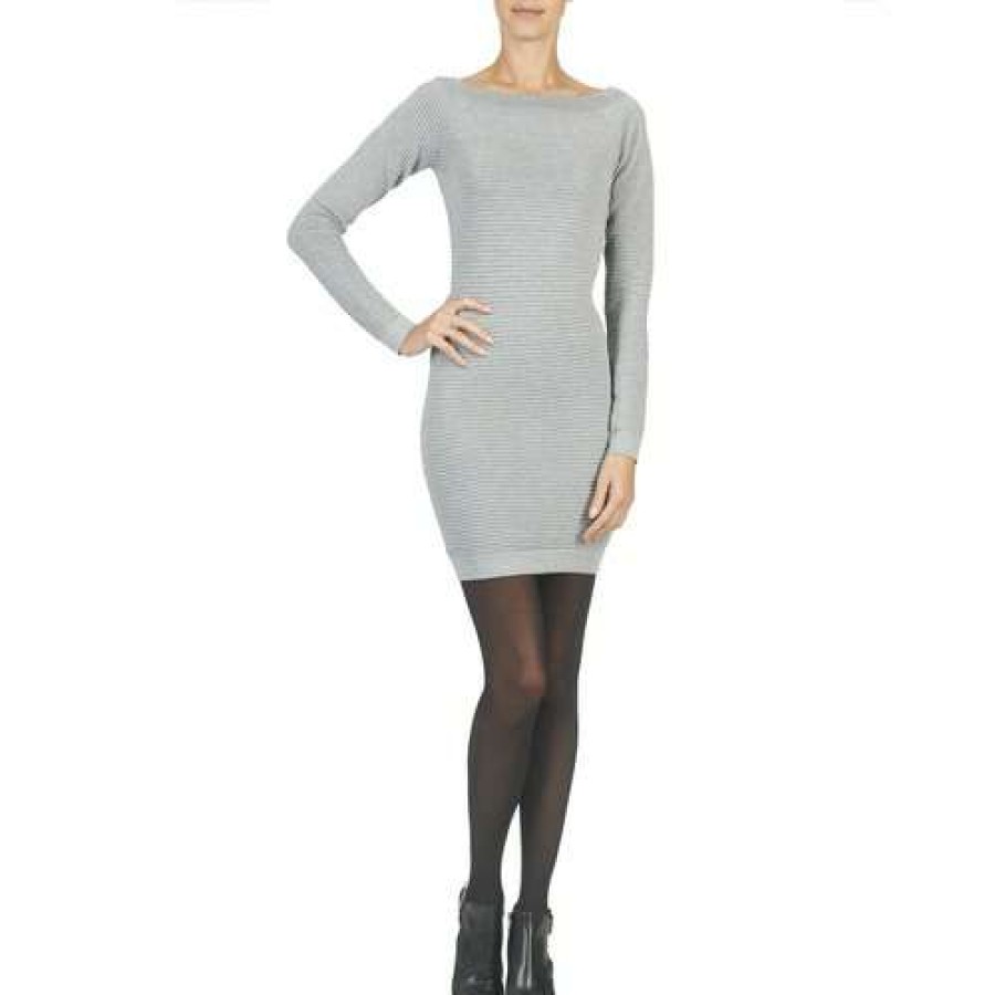 Dresses * | Betty London Cut Price Fribelle Grey