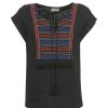 Blouses * | Betty London Clearance Sale Etrobole Black