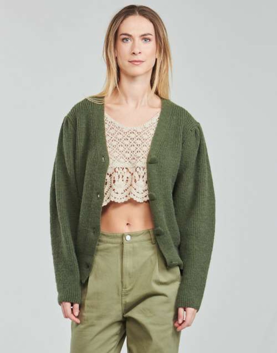 Jumpers & Cardigans * | Betty London Clearance Vivelle Kaki