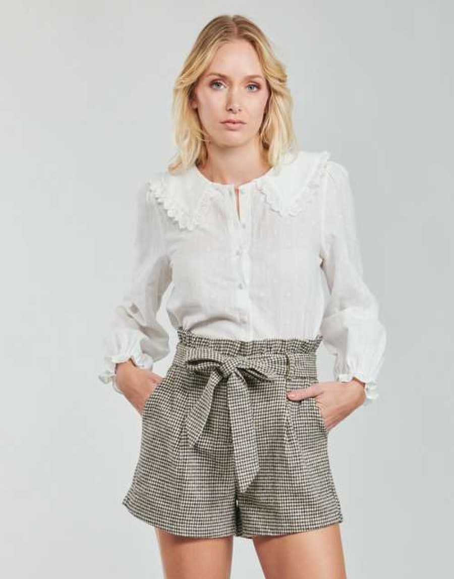 Blouses * | Betty London Typical Style Pripri White