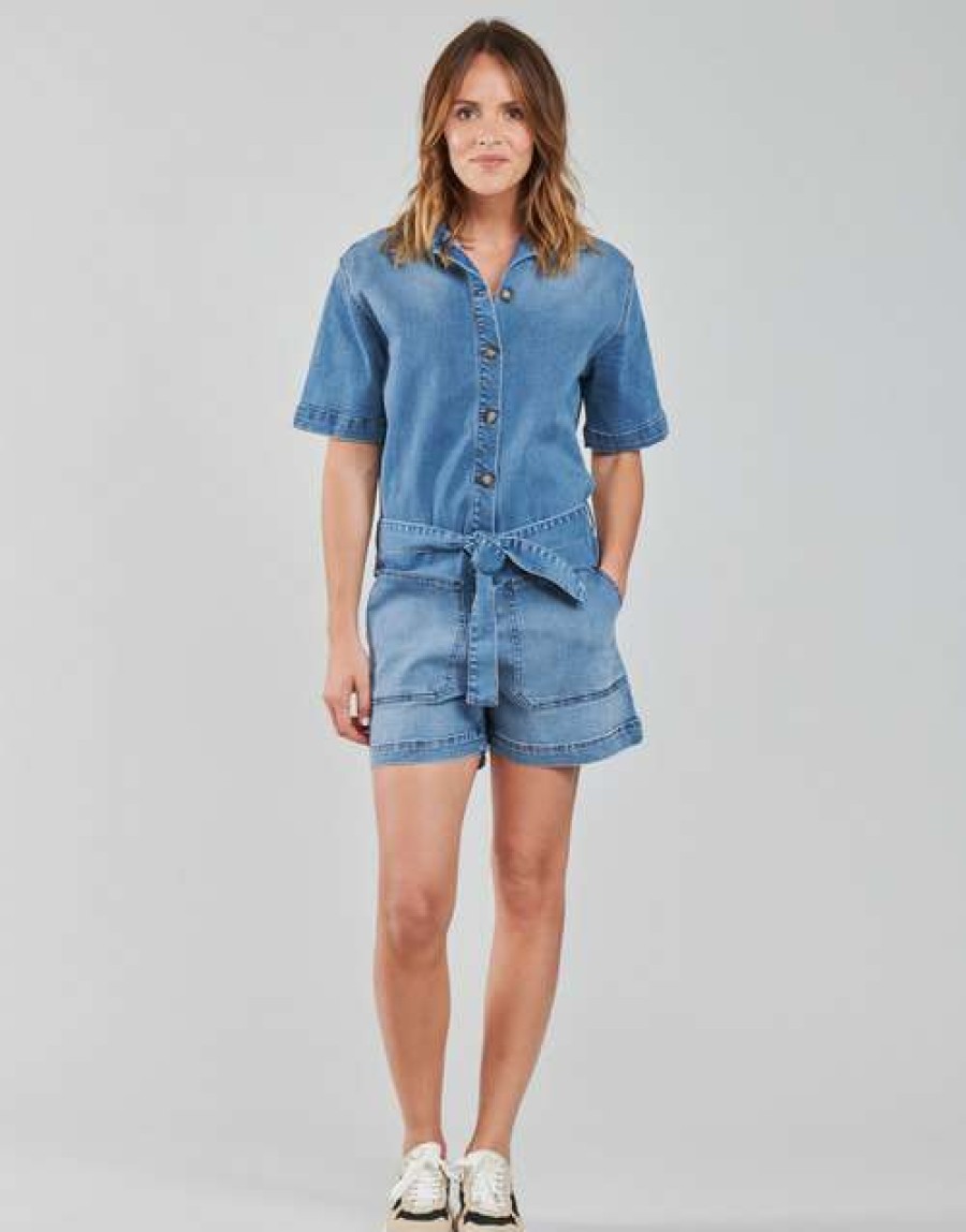 Jumpsuits / Dungarees * | Betty London Cheap Oniou Blue / Medium