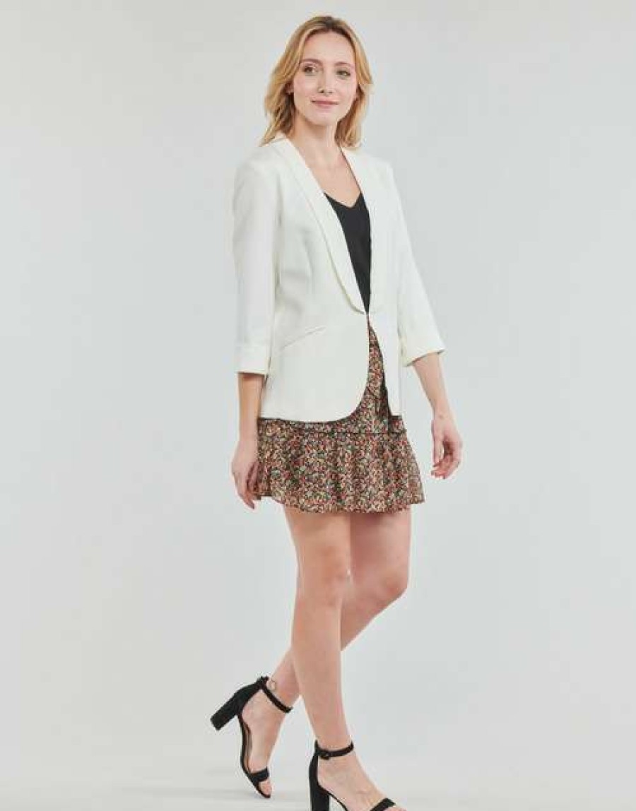 Jackets * | Betty London Free Delivery Vabella White