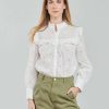 Blouses * | Betty London Hot Sale Bea White