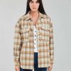 Jackets * | Betty London Wholesale Punch Brown / Cream