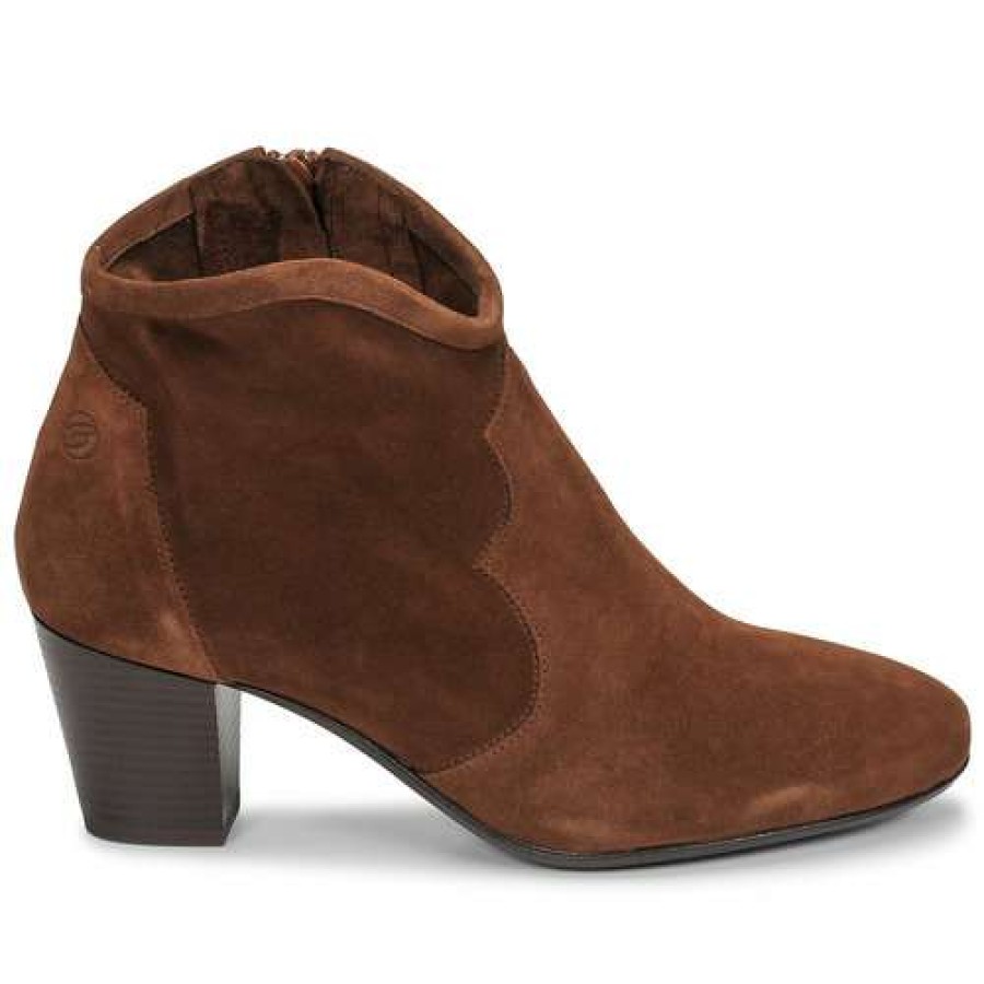 Shoes * | Betty London Store Noriane Camel / Velvet