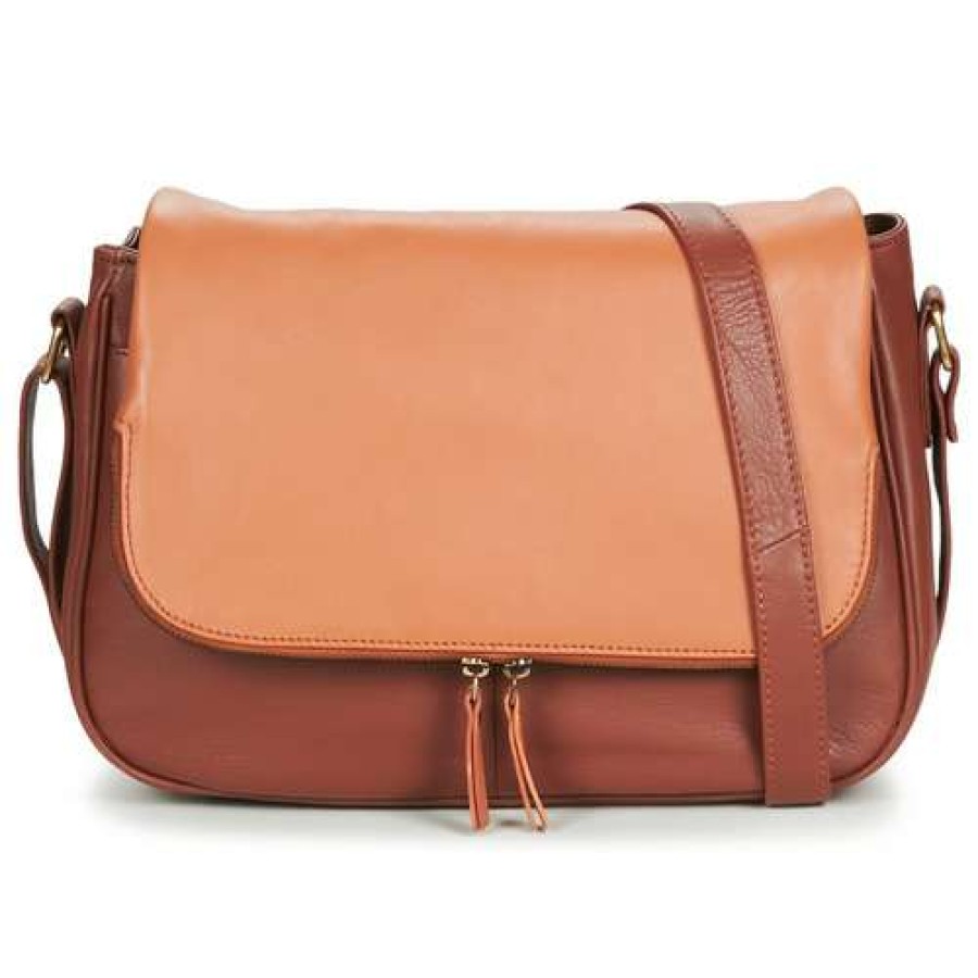 Bags * | Betty London Classical Parvilous Camel / Cognac