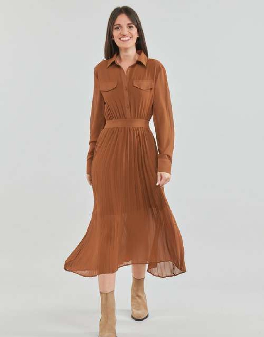 Dresses * | Betty London Outlet Madulie Camel