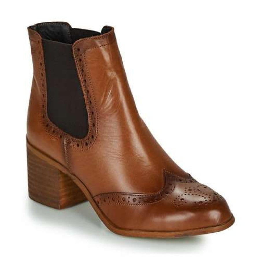 Shoes * | Betty London Lower Prices Larissa Cognac