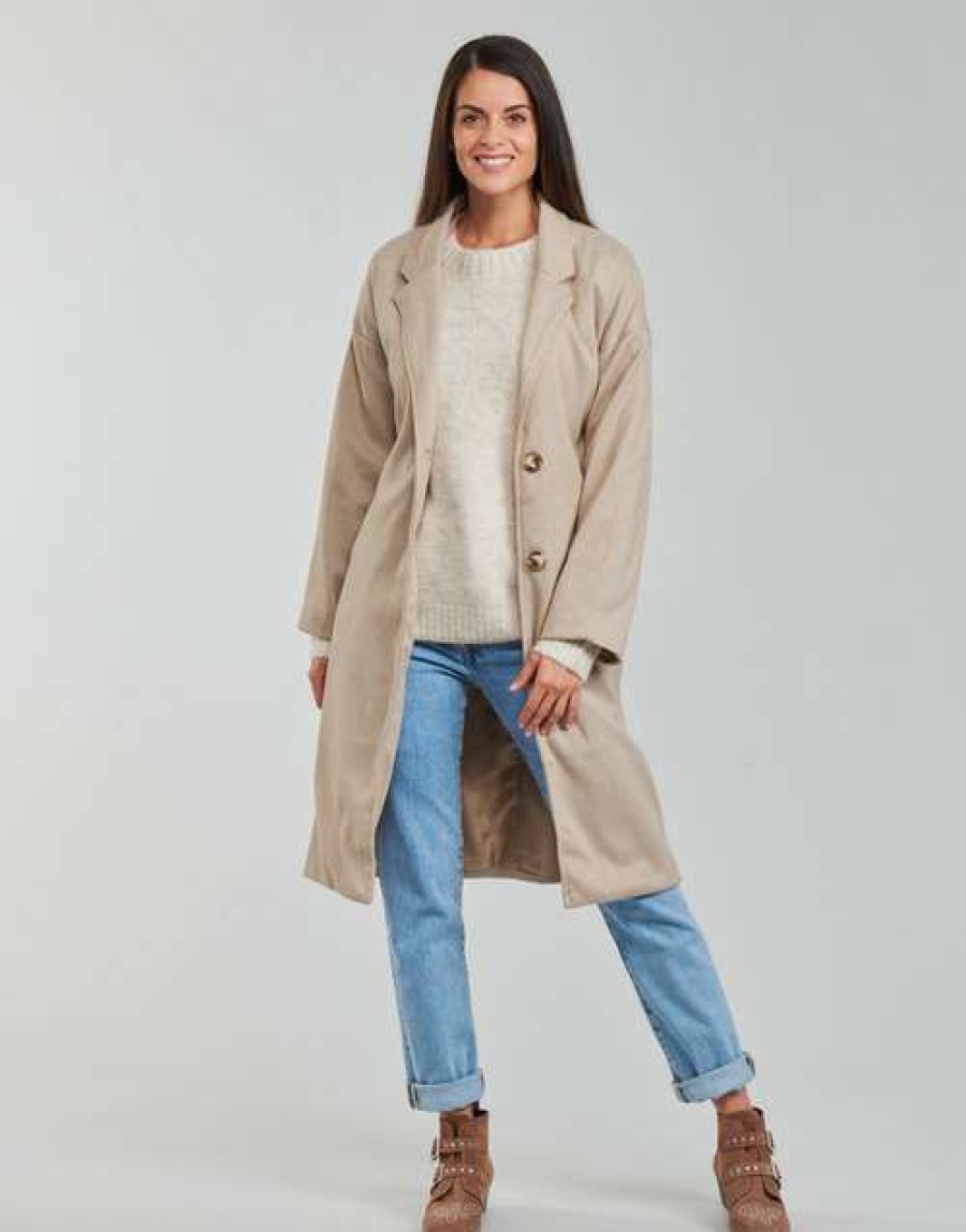 Coats * | Betty London Online Pixie Beige