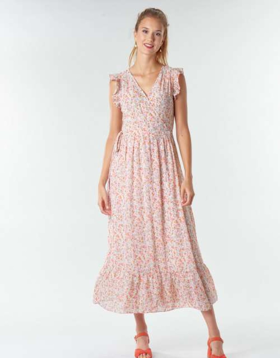 Dresses * | Betty London Cheap Oulane Pink