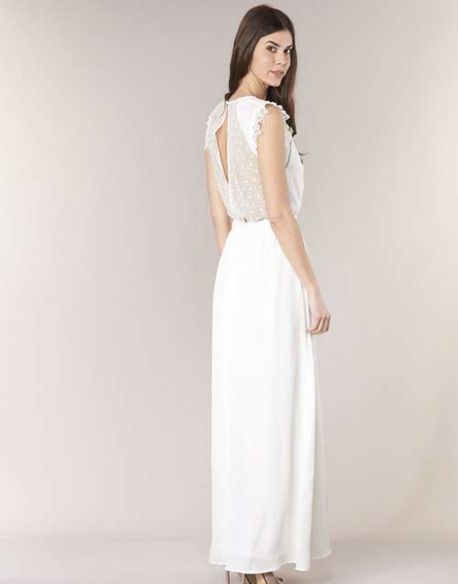 Dresses * | Betty London Cut Price Iloveyou White