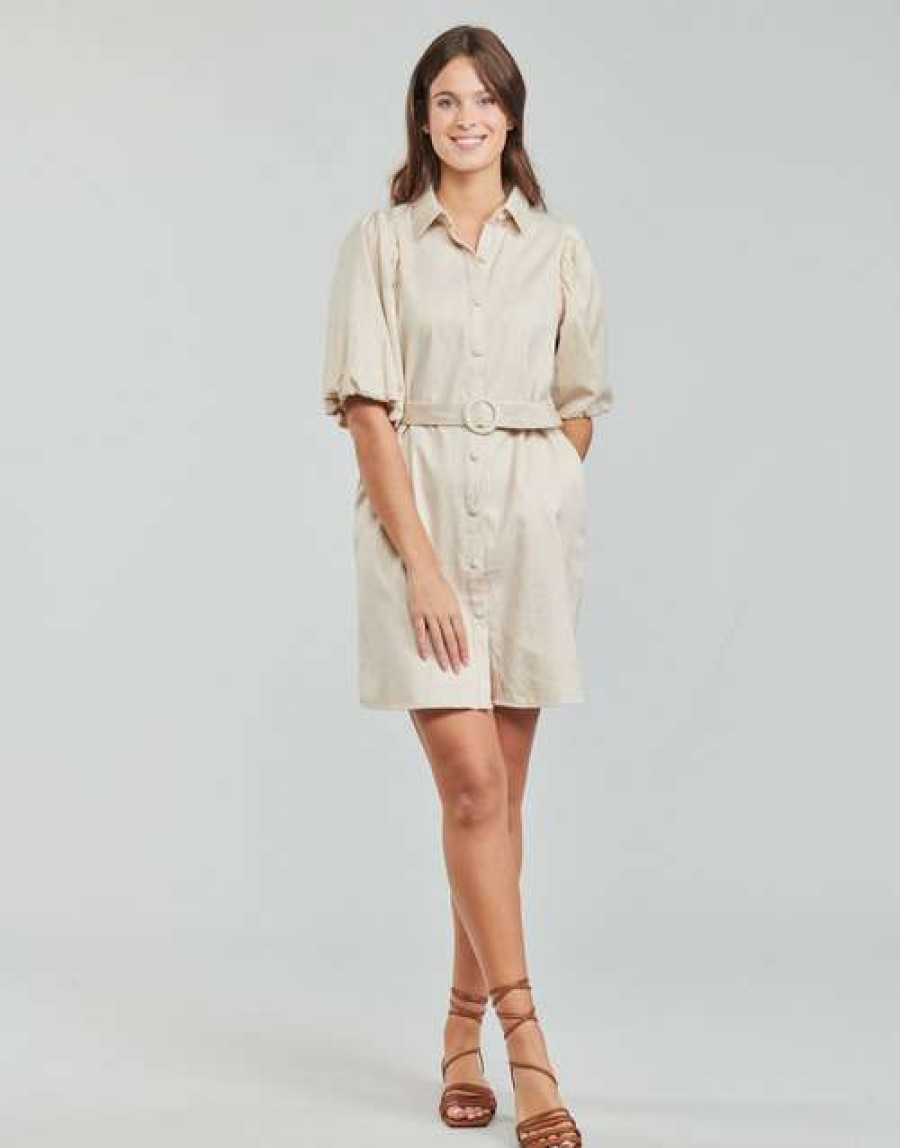 Dresses * | Betty London Outlet Cella Beige