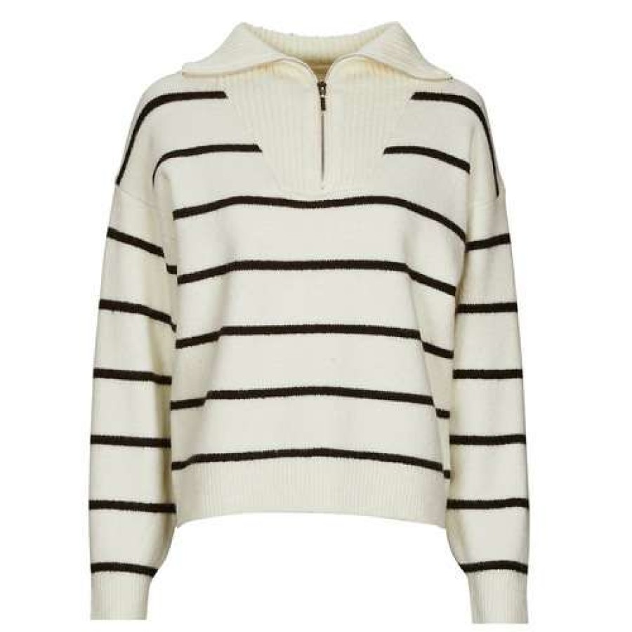 Jumpers & Cardigans * | Betty London Best Quality Marcialine White / Marine