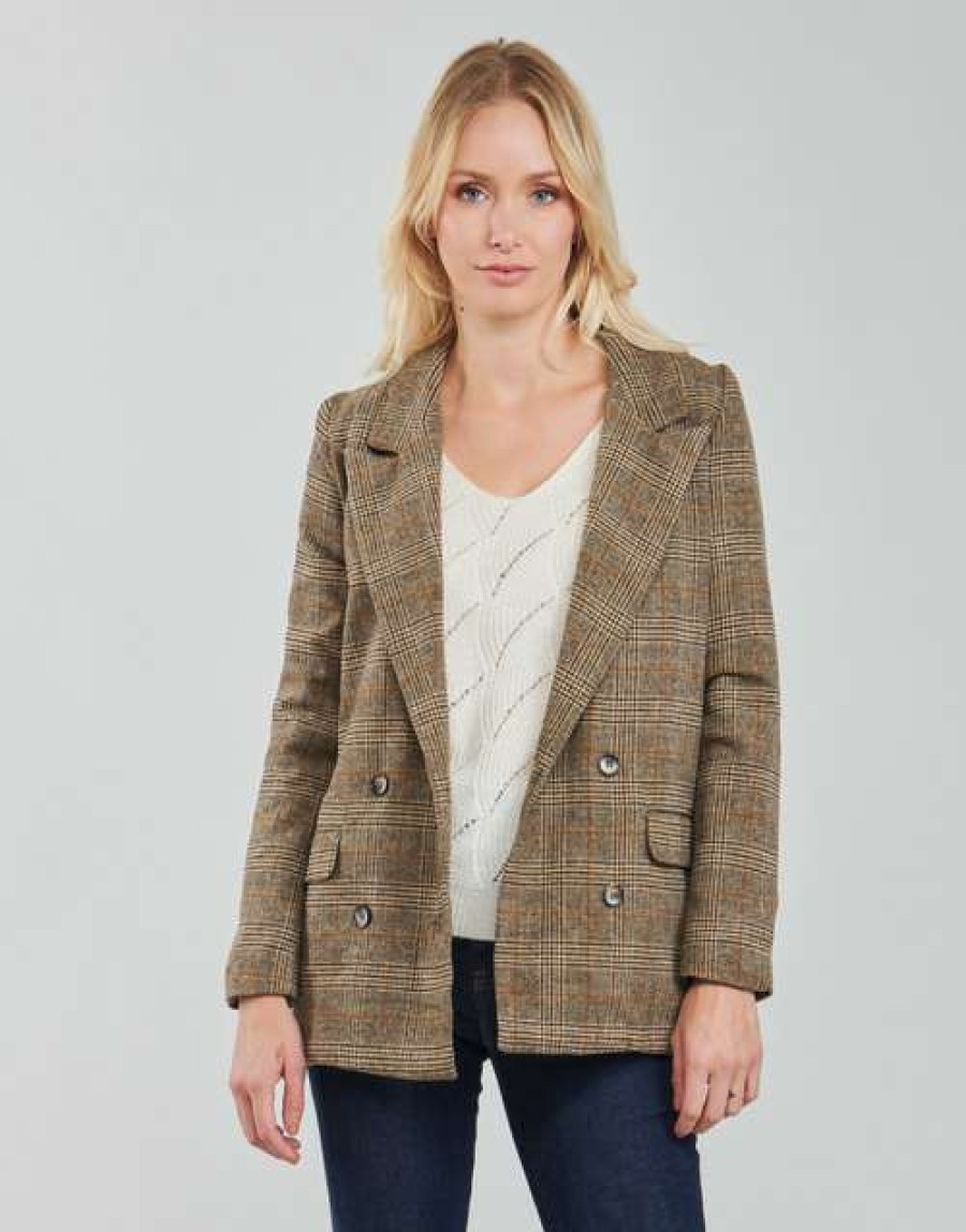 Jackets * | Betty London Cheap Panopi Brown