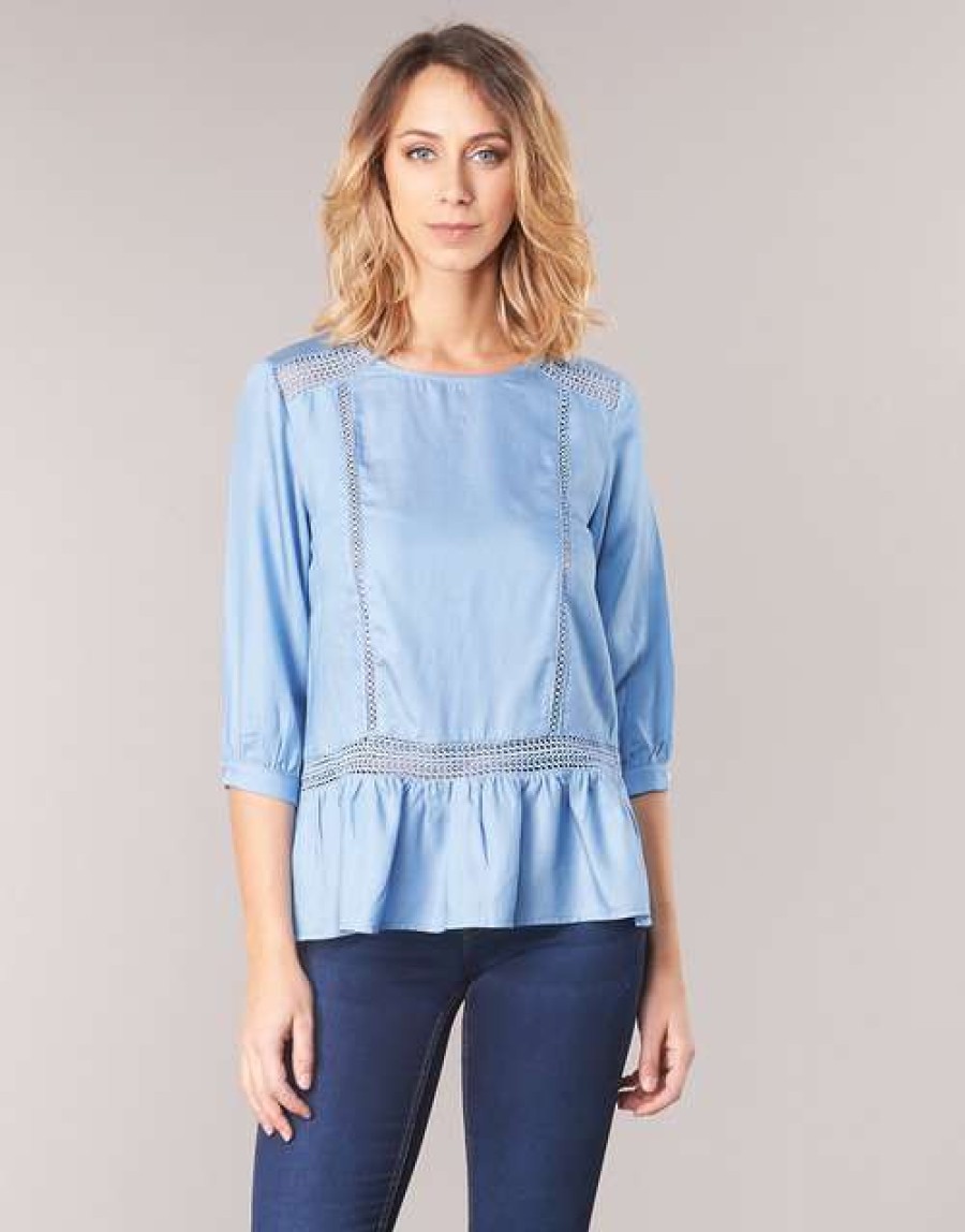 Blouses * | Betty London Top Sellers Kocle Blue