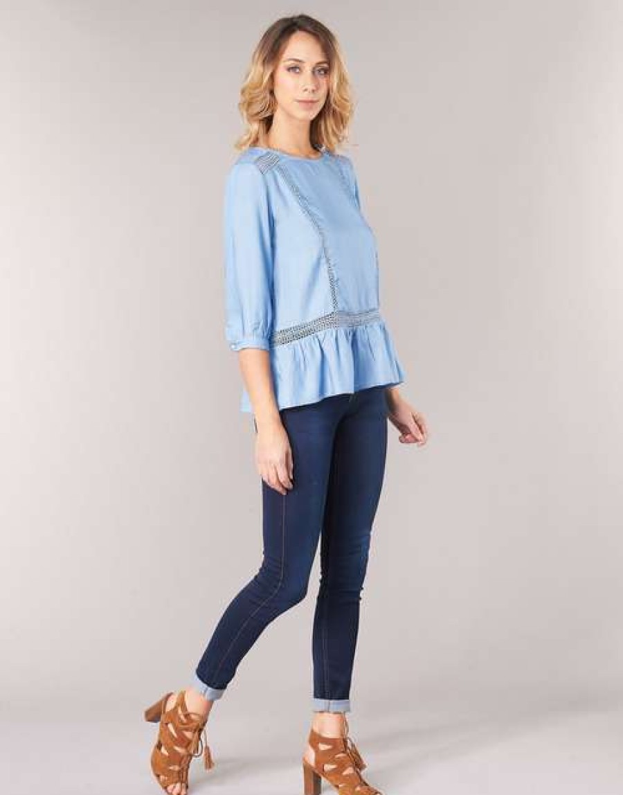 Blouses * | Betty London Top Sellers Kocle Blue