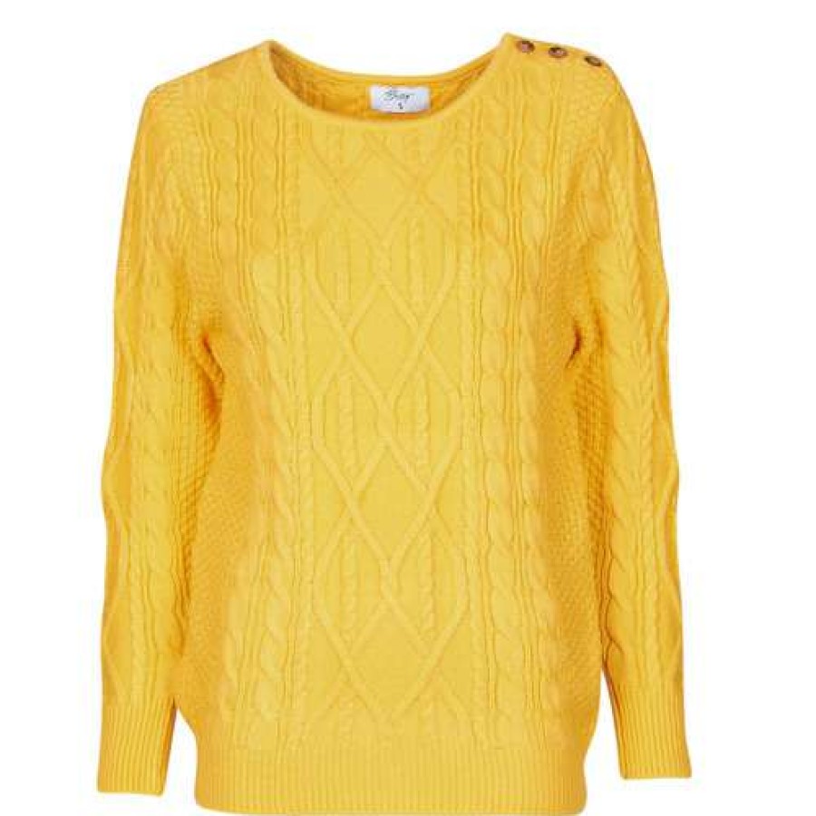 Jumpers & Cardigans * | Betty London Wholesale Jedro Yellow