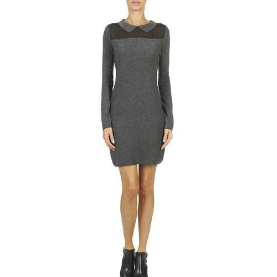 Dresses * | Betty London Clearance Flouelle Grey