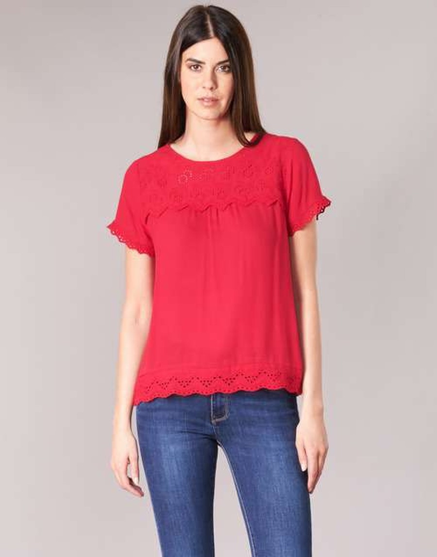 Blouses * | Betty London Clearance Jalili Red