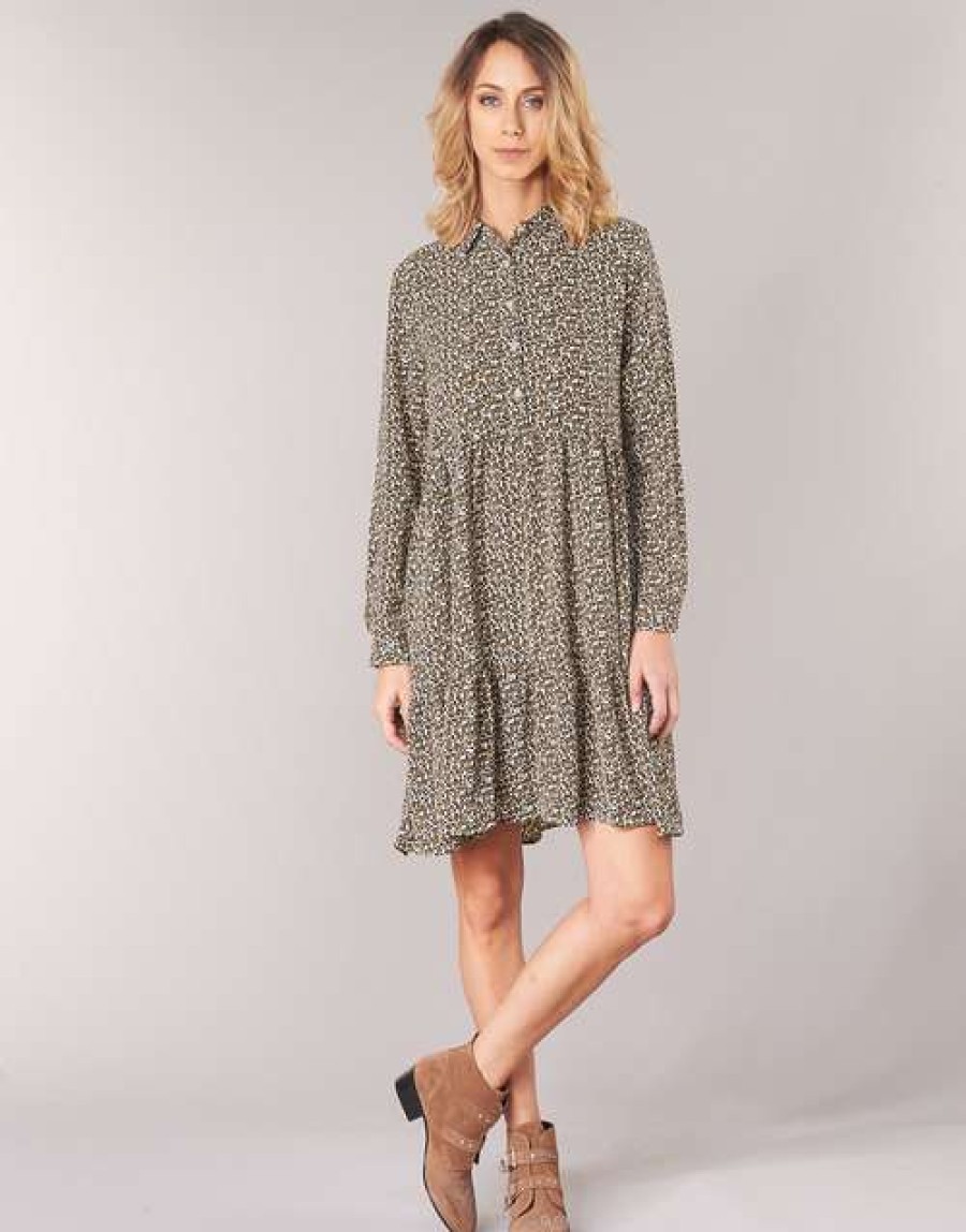 Dresses * | Betty London 100% Guarantee Jecrehou Beige / Brown