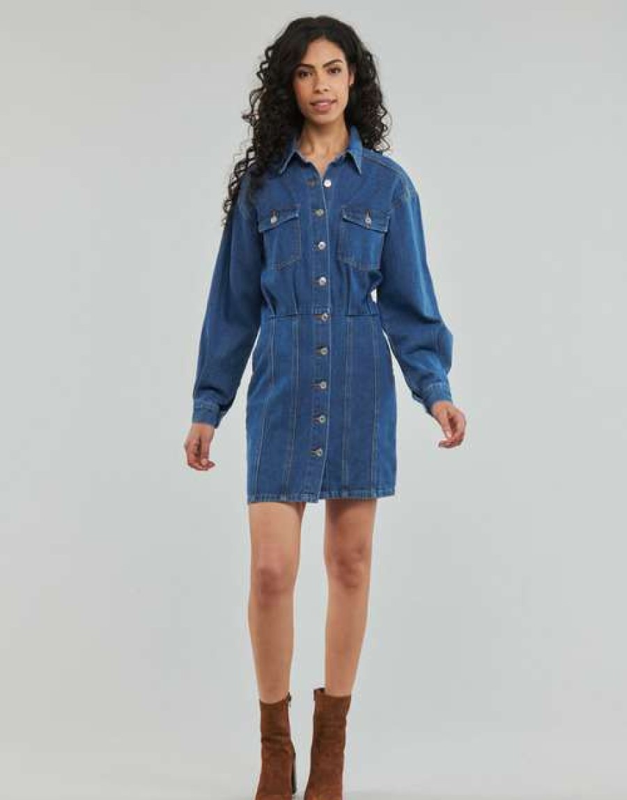 Dresses * | Betty London Discounts Marengere Blue