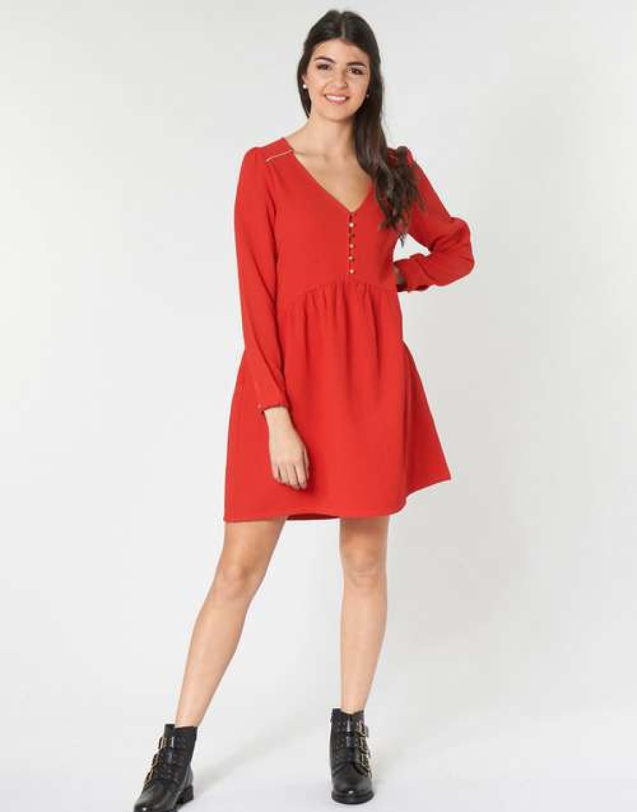 Dresses * | Betty London Top Selling Lady Red